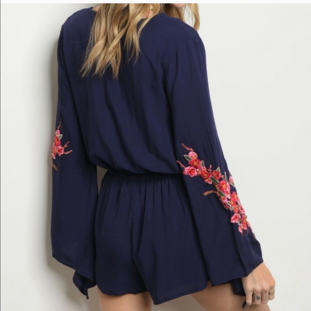 Embroidered Romper - Picture 2 of 3